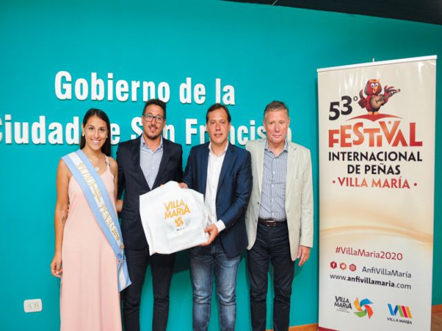 Presentaron en San Francisco el Festival Internacional de Peñas de Villa María