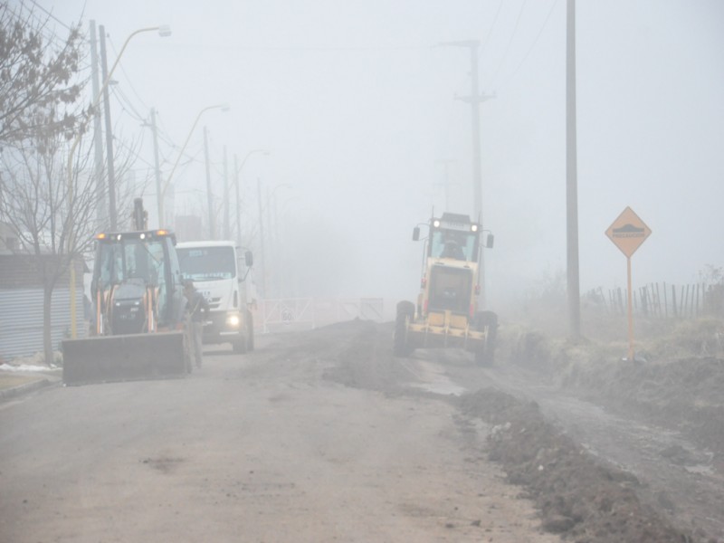 Comenzó la pavimentación en barrio 20 de Junio