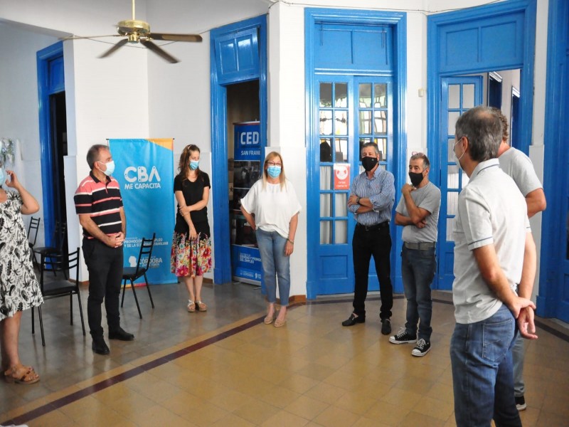 El intendente visitó las instalaciones del Ce.De.R. San Francisco