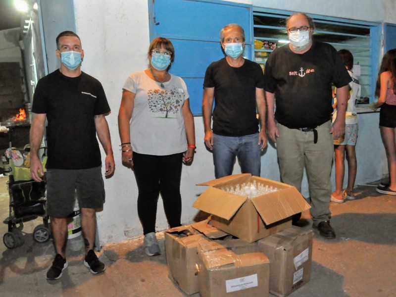 El municipio entregó repelentes para mosquitos a la Liga de Baby Fútbol