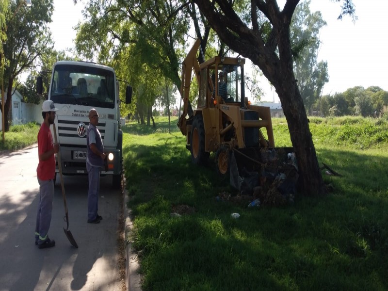 El municipio intensifica tareas para erradicar minibasurales