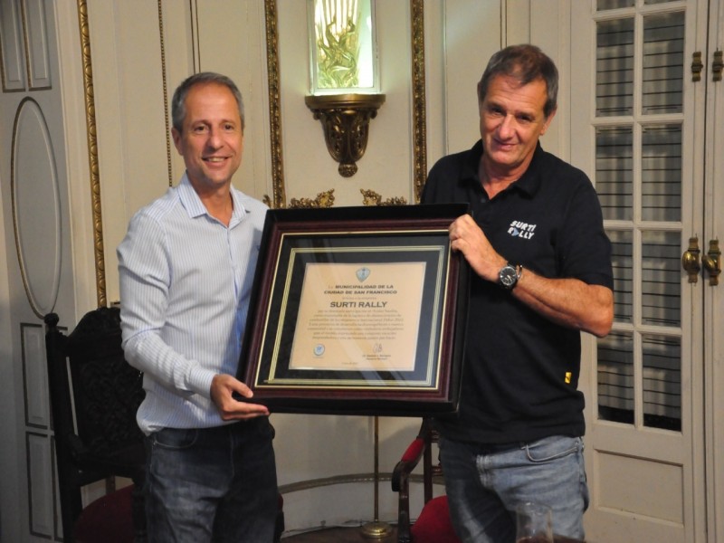 El Municipio agasajó a la empresa Surti Rally 