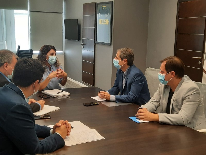 Bernarte se reunió con ministros provinciales