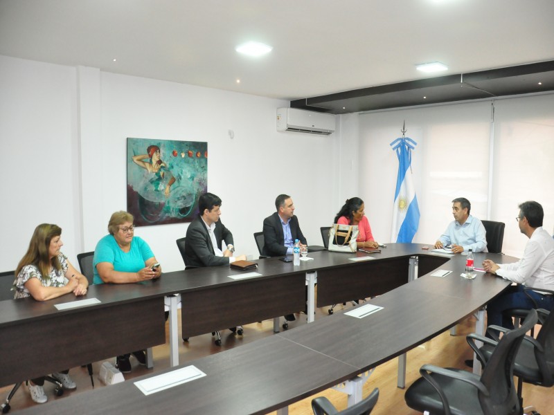El intendente a cargo Gustavo Klein  se reunió con vecinalistas de barrio La Milka