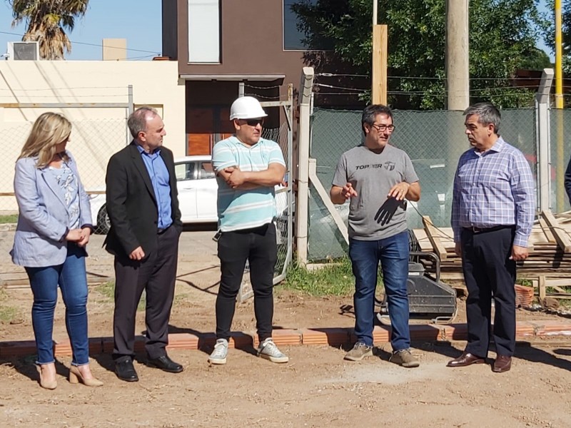 Supervisaron la ampliación de la escuela ProA de barrio Ciudad