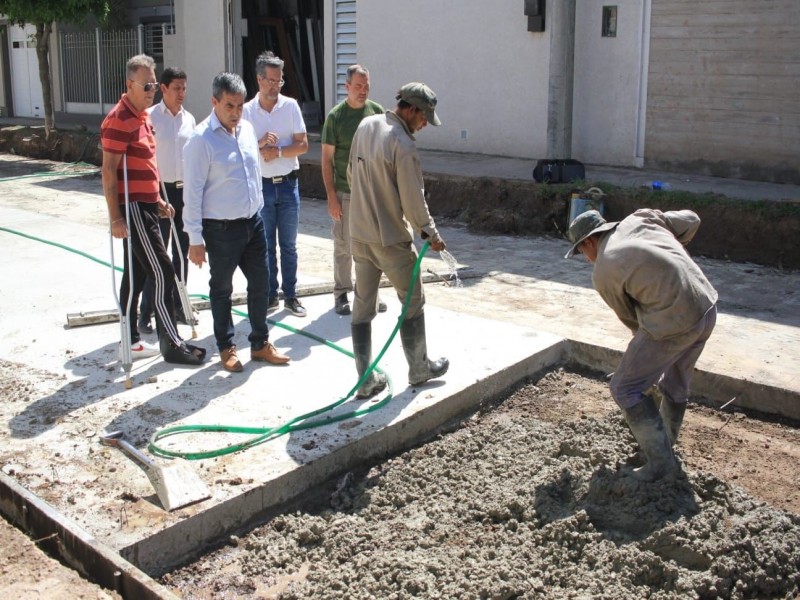 Se encuentra en la etapa final la pavimentación de Bº 9 de Septiembre