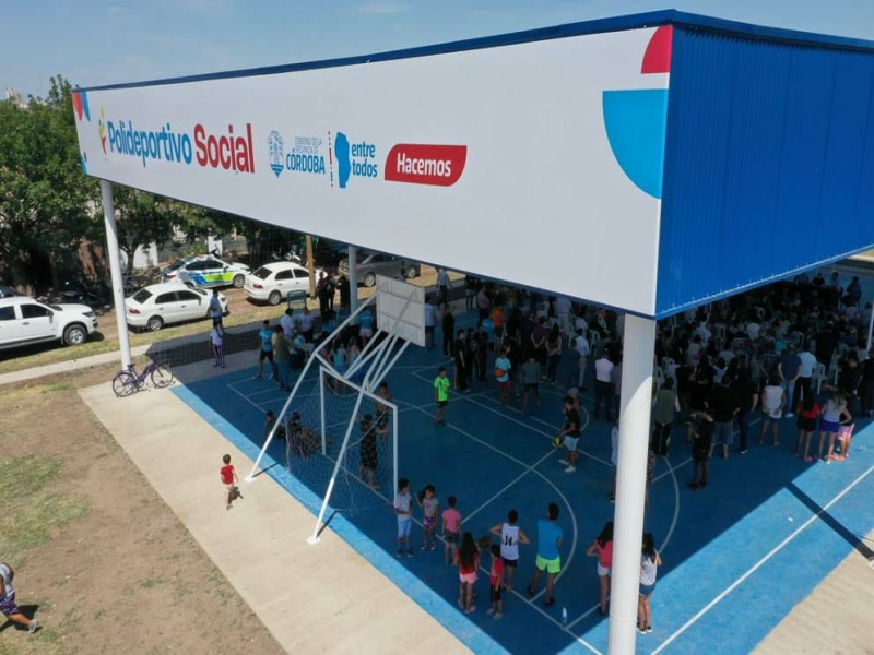 Se inauguró el primer Polideportivo Social en San Francisco