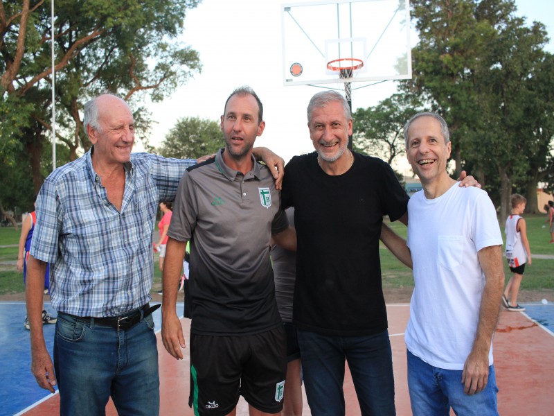 Quedó inaugurada la segunda cancha de básquet 3x3 de la ciudad