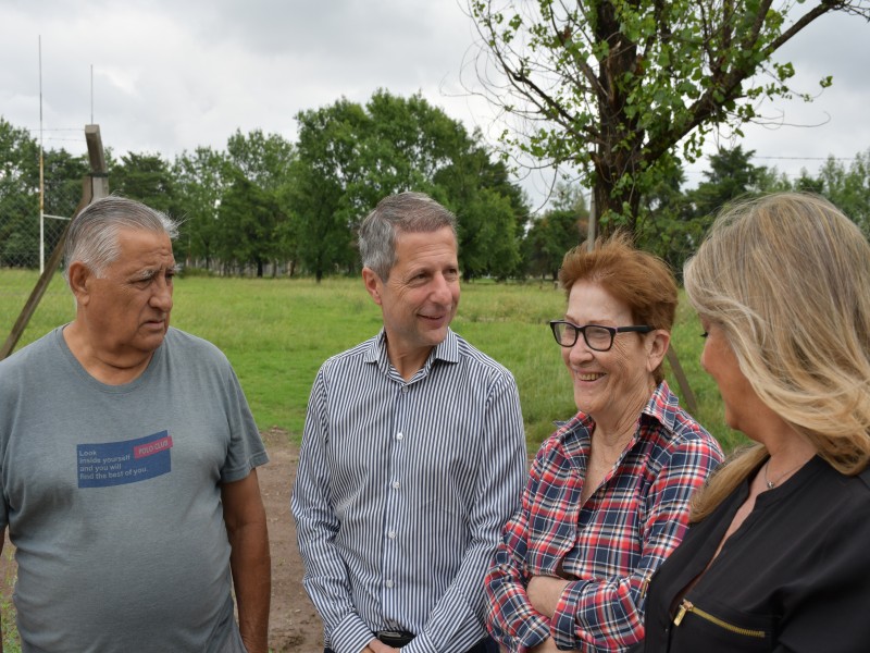 Bernarte inauguró obras de pavimentación en Bº Roque Sáenz Peña