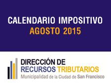 Calendario Impositivo Agosto