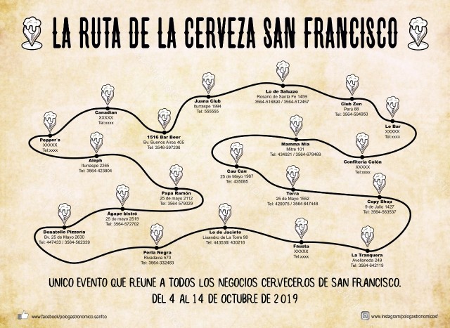 Se anunció la Ruta de la Cerveza en San Francisco