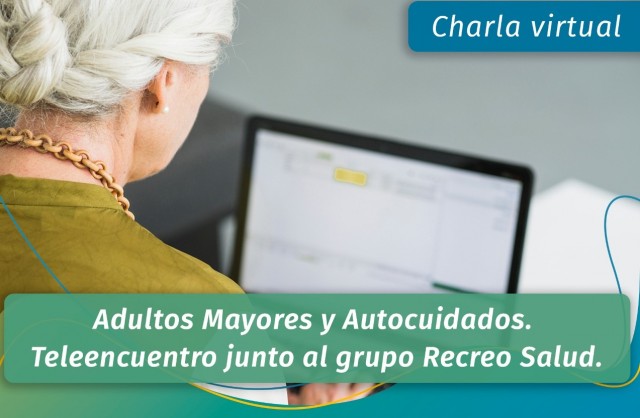 El municipio invita a adultos mayores a participar de charla virtual para afrontar la emergencia 