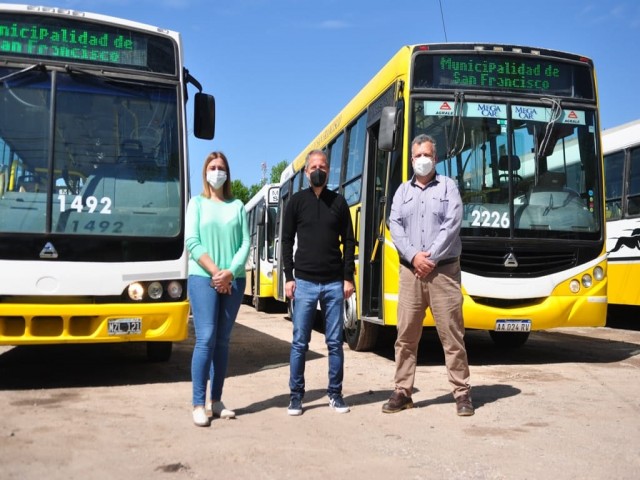 El municipio sumó dos renovadas unidades al Servicio Urbano de Pasajeros