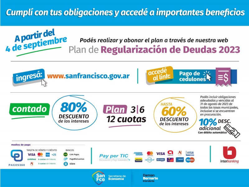 Plan de Regularización de Deudas 2023