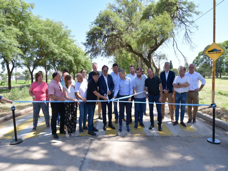 Quedó inaugurada la tercer y última etapa de la pavimentación en Av. Primeros Colonizadores