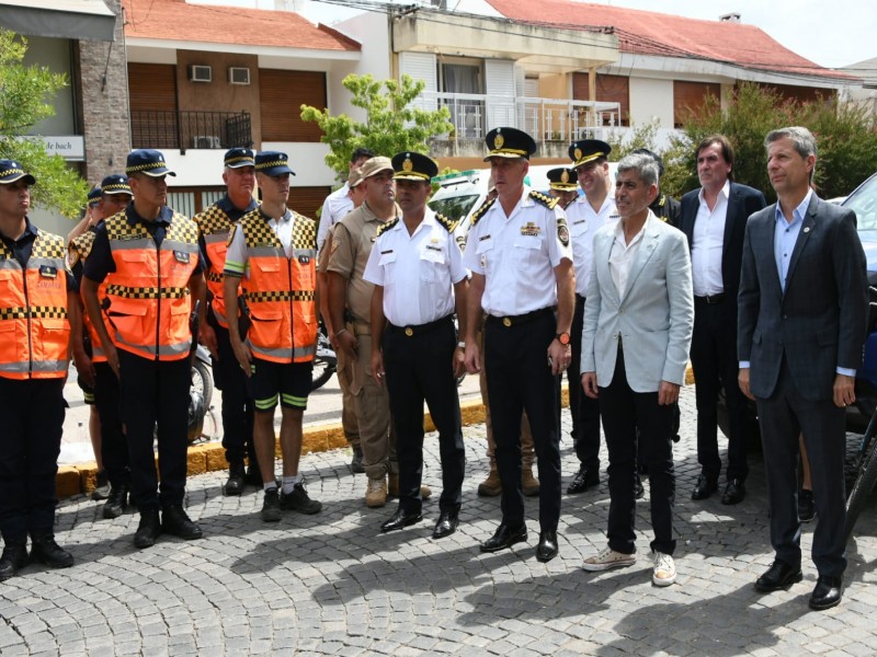 Reforzando la seguridad de San Francisco -  Bernarte recibió a las máximas autoridades de la seguridad provincial