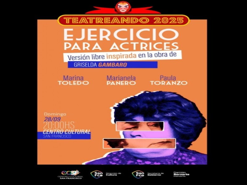 El domingo culmina el ciclo Teatreando 2025