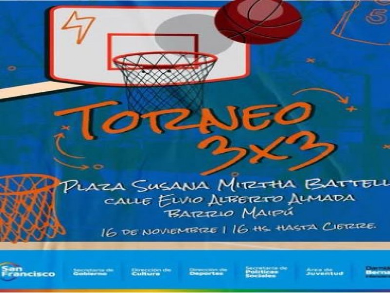 El domingo 16 se viene un nuevo encuentro de básquet “SanFran 3x3”