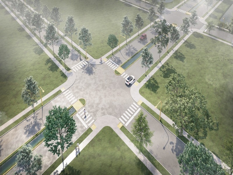 Comienzan los trabajos de infraestructura en el loteo La Arbolada